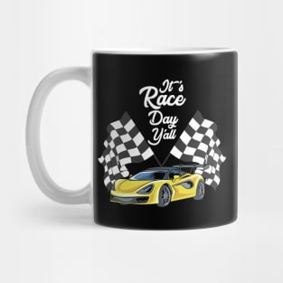 IT'S RACE DAY Y'ALL CAR RACING TUNING RACER Gift Mug